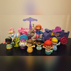 Disney Princess Package 💖 Little People Belle Tiana Jasmine Cinderella & More